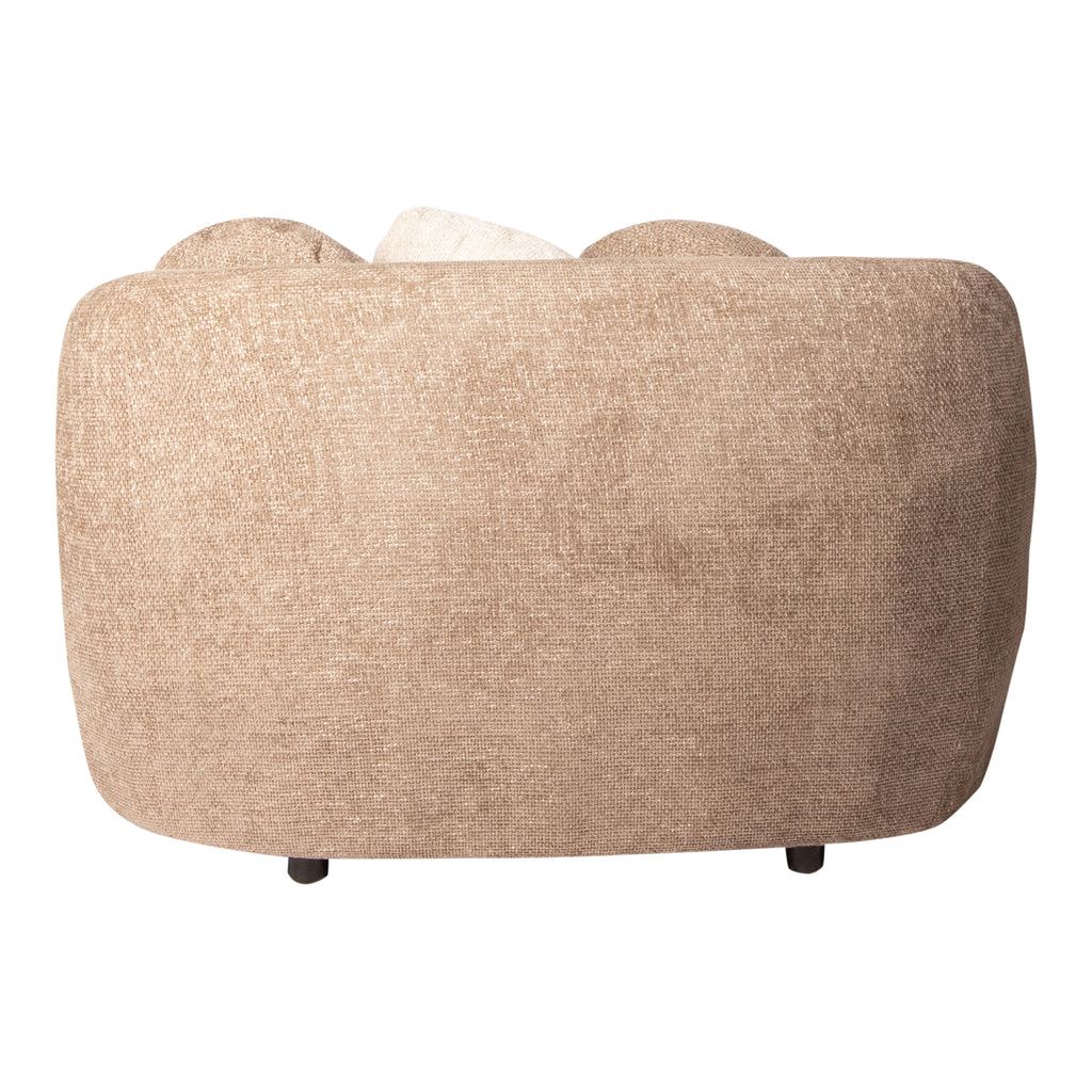 livinglovely.nl - Aphrodite Taupe loveseat legacy 3 mink fabric PTMD - Fauteuil - PTMD - livinglovely.nl