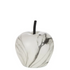 livinglovely.nl - Apple Marble Poly White Small - Beeld - J-Line - livinglovely.nl