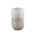 livinglovely.nl - Axil Ronde Vaas M - Ø18x33,5cm - Glas - Wit PTMD - Vaas - PTMD - livinglovely.nl