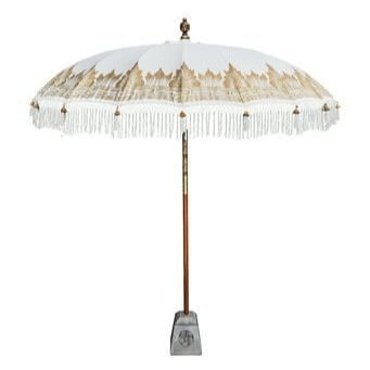 livinglovely.nl - Bali Parasol - Half Goud Créme -180cm - Parasol - Todo Bien - livinglovely.nl