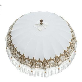 livinglovely.nl - Bali Parasol - Half Goud Créme - 250cm - Parasol - Todo Bien - livinglovely.nl