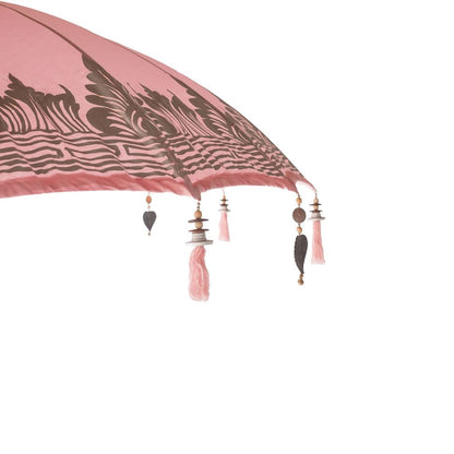 livinglovely.nl - Bali Parasol - Half Zilver Roze - 180cm - Parasol - Todo Bien - livinglovely.nl