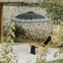 livinglovely.nl - Bali Parasol - Half Zilver Zwart - 180cm - Parasol - Todo Bien - livinglovely.nl