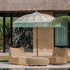 livinglovely.nl - Bali Parasol – Mint Goud – 250cm - Parasol - Todo Bien - livinglovely.nl