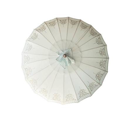 livinglovely.nl - Bali Parasol - Mint Half Zilver - 250cm - Parasol - Todo Bien - livinglovely.nl