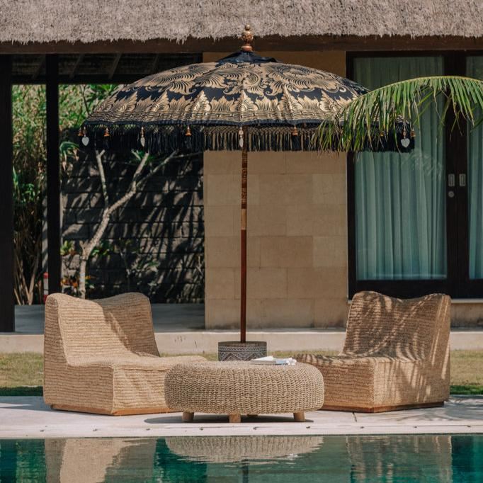 livinglovely.nl - Bali Parasol – Morgana – Zwart - 250cm - Parasol - Todo Bien - livinglovely.nl