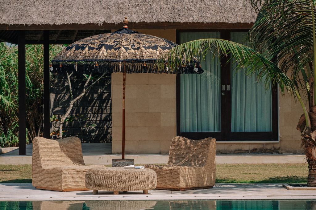 livinglovely.nl - Bali Parasol – Morgana – Zwart - 250cm - Parasol - Todo Bien - livinglovely.nl