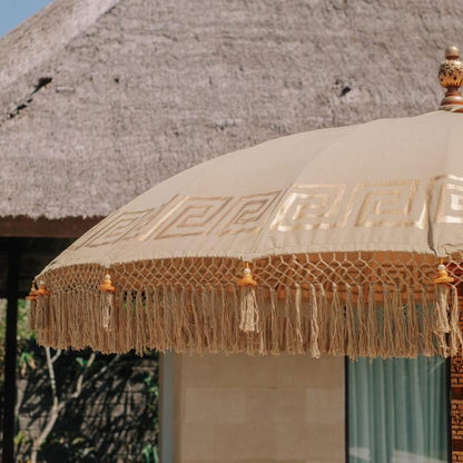 livinglovely.nl - Bali Parasol – Nature Groen Greek– 250cm - Parasol - Todo Bien - livinglovely.nl