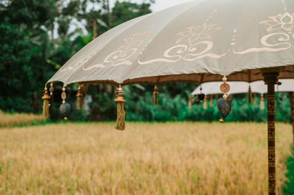 livinglovely.nl - Bali Parasol - Natuur Groen Lotus - 250cm - Parasol - Todo Bien - livinglovely.nl