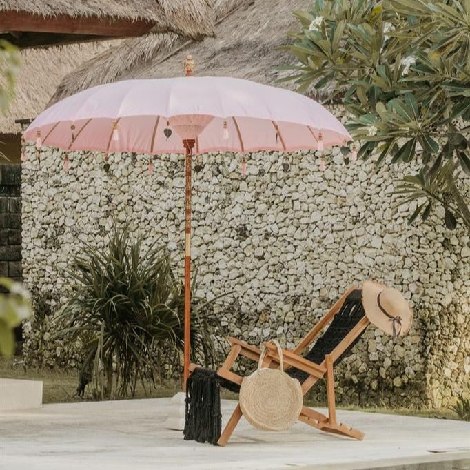 livinglovely.nl - Bali Parasol - Roze - 180cm - Parasol - Todo Bien - livinglovely.nl