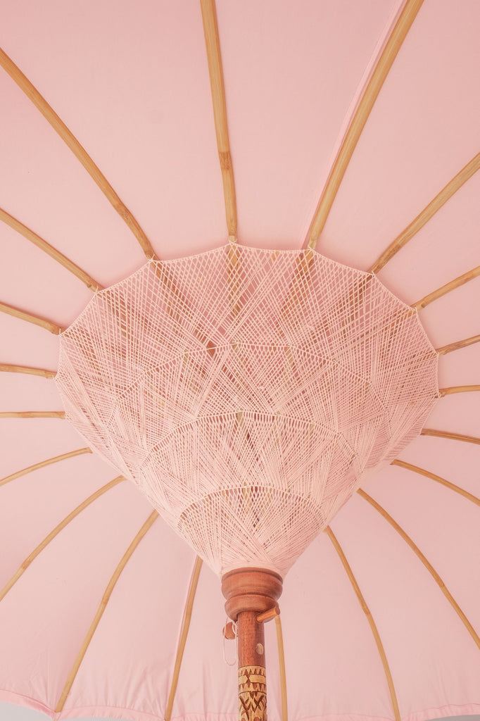 livinglovely.nl - Bali Parasol - Roze - 180cm - Parasol - Todo Bien - livinglovely.nl