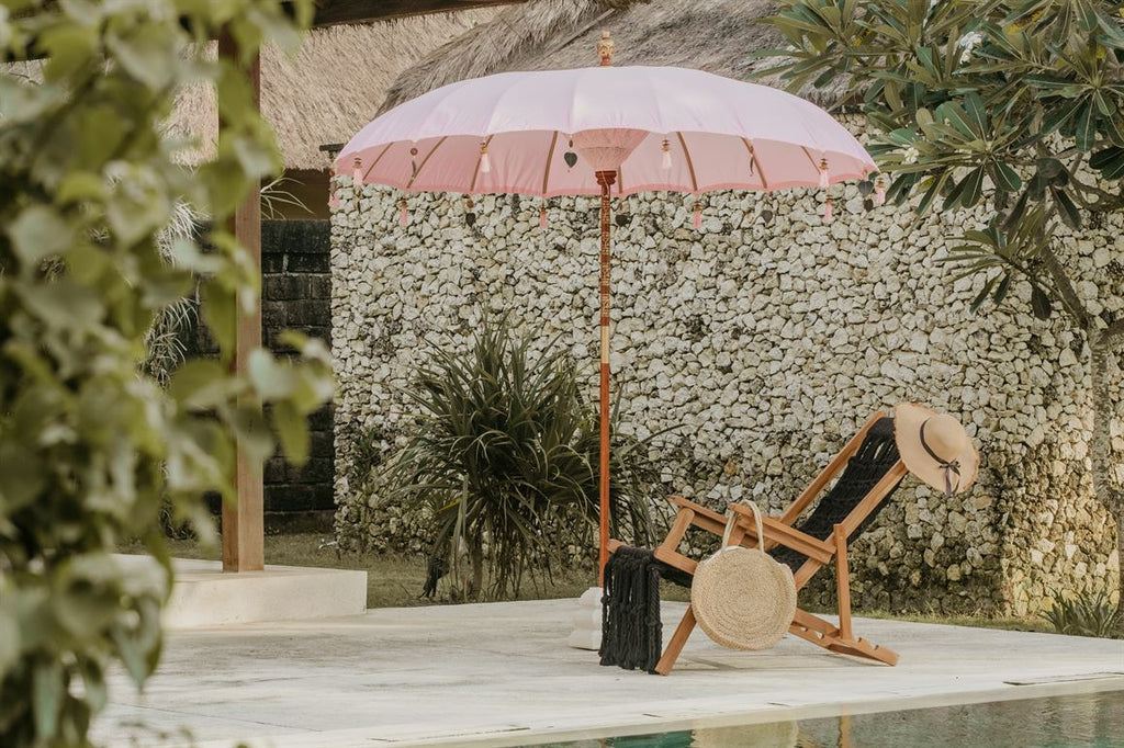 livinglovely.nl - Bali Parasol - Roze - 180cm - Parasol - Todo Bien - livinglovely.nl