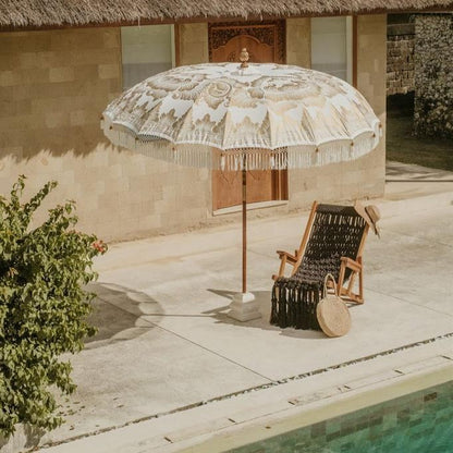 livinglovely.nl - Bali Parasol - Vol Goud Créme - 180cm - Parasol - Todo Bien - livinglovely.nl