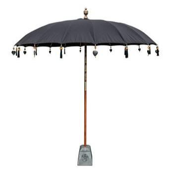 livinglovely.nl - Bali Parasol - Zwart - 180cm - Parasol - Todo Bien - livinglovely.nl