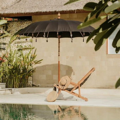 livinglovely.nl - Bali Parasol - Zwart - 250cm - Parasol - Todo Bien - livinglovely.nl