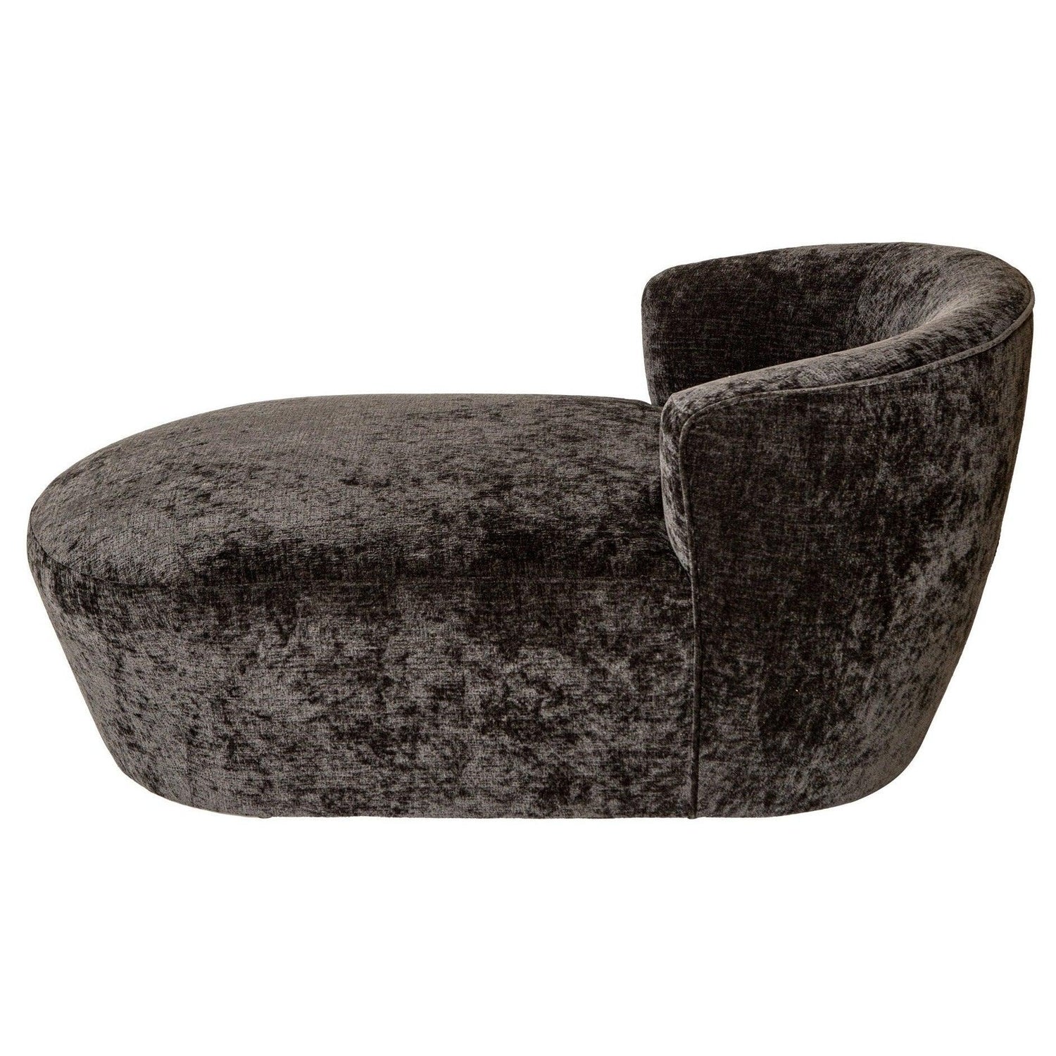 livinglovely.nl - Bank Grasa Antraciet PTMD - Chaise longue - PTMD - livinglovely.nl