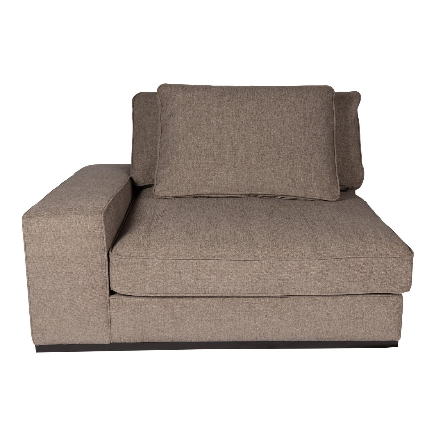 livinglovely.nl - Block Bank - Guard 12 - Arm Links - Taupe PTMD - - PTMD - livinglovely.nl