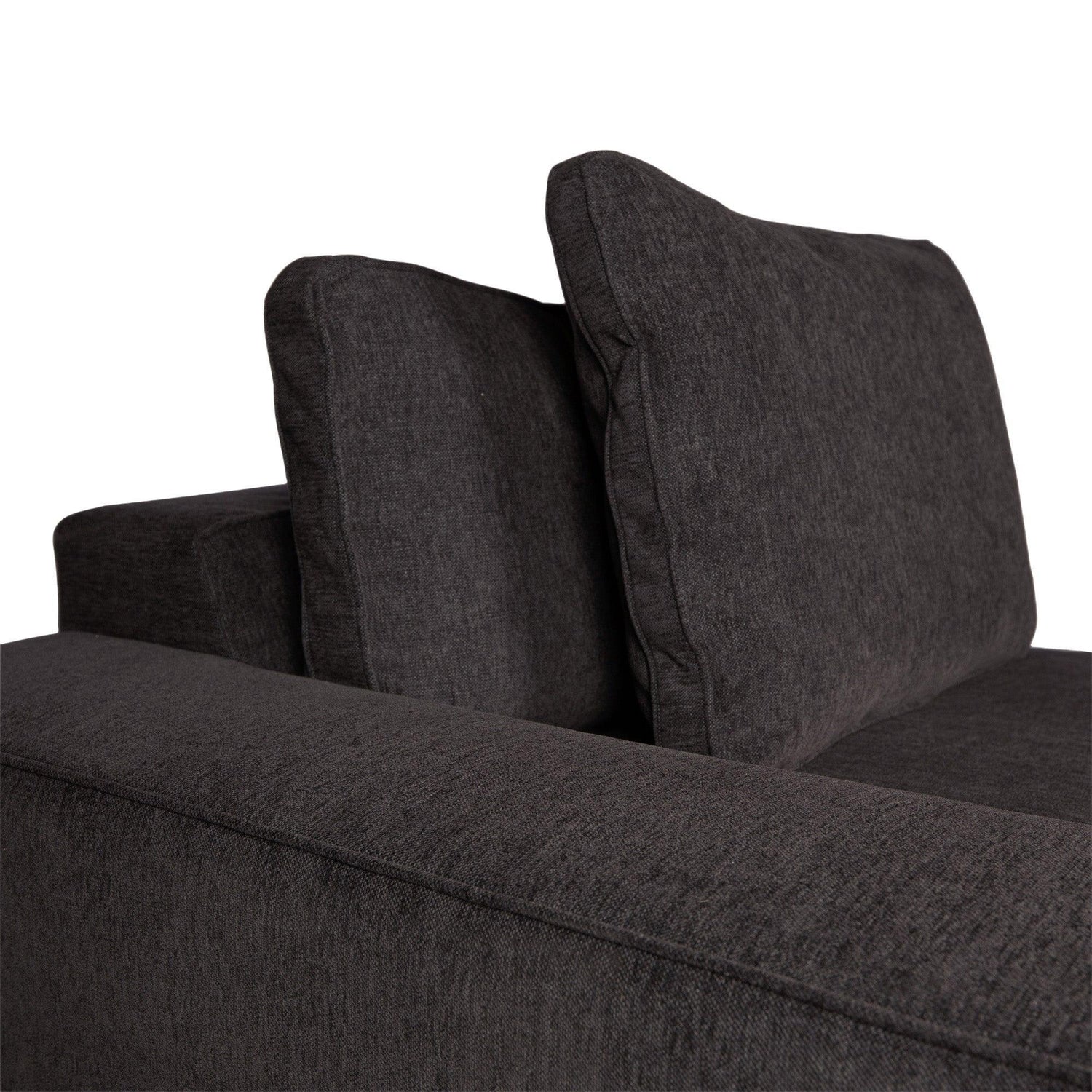 livinglovely.nl - Block Bank - Guard 66 - Chaise Longue Arm Links - Graphite PTMD - - PTMD - livinglovely.nl