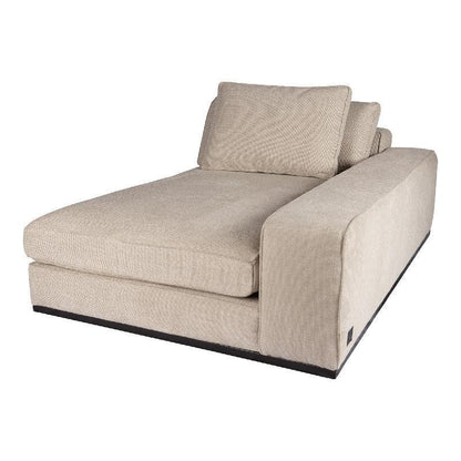 livinglovely.nl - Block Bank - Silent 01 - Chaise Lonque Arm Rechts - Naturel PTMD - - PTMD - livinglovely.nl