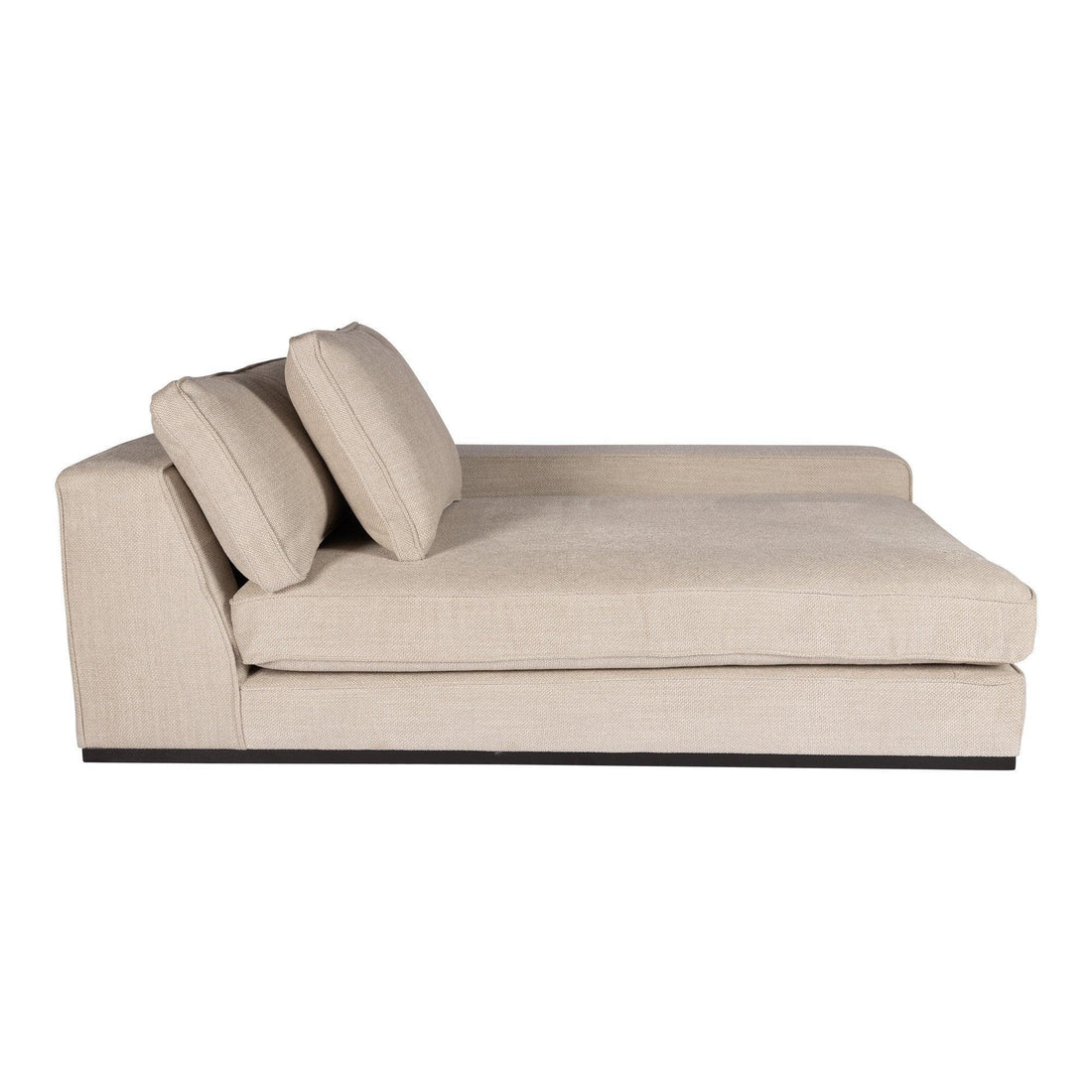 livinglovely.nl - Block Bank - Silent 01 - Chaise Lonque Arm Rechts - Naturel PTMD - - PTMD - livinglovely.nl