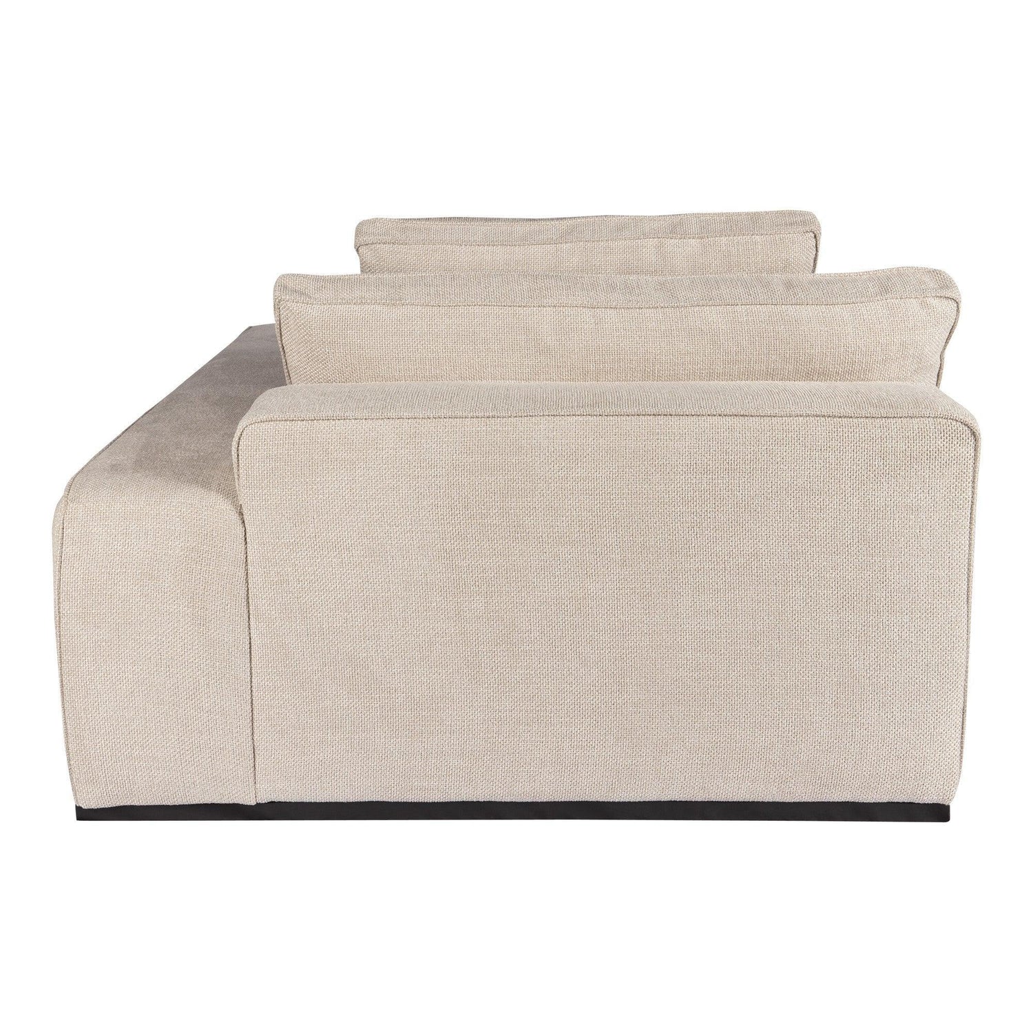 livinglovely.nl - Block Bank - Silent 01 - Chaise Lonque Arm Rechts - Naturel PTMD - - PTMD - livinglovely.nl