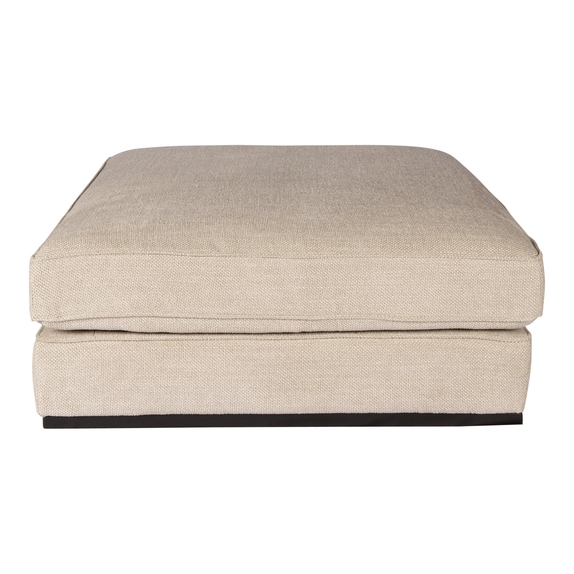 livinglovely.nl - Block Bank - Silent 01 - Hocker - Naturel PTMD - - PTMD - livinglovely.nl