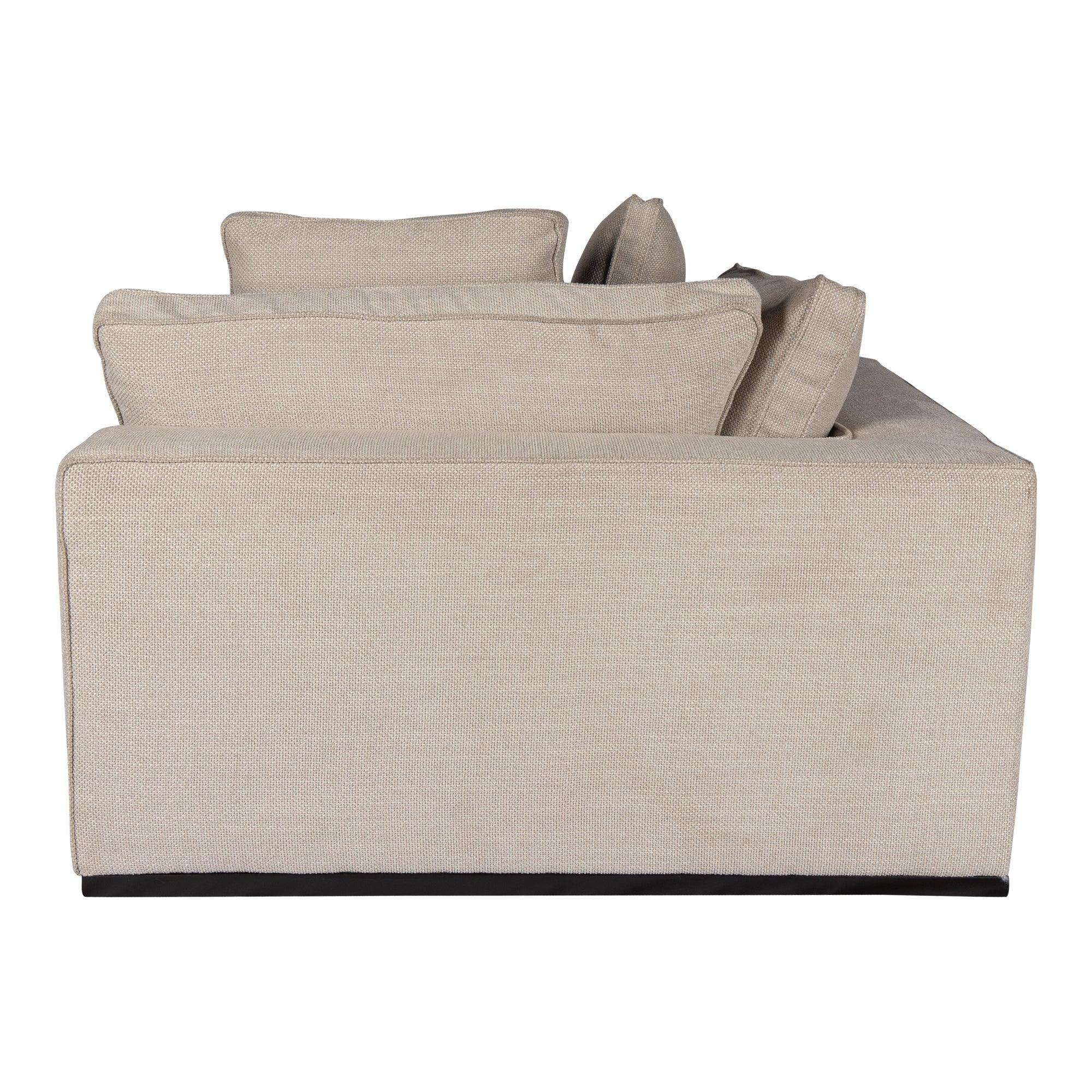 livinglovely.nl - Block Bank - Silent 01 - Hoekstuk - Naturel PTMD - - PTMD - livinglovely.nl