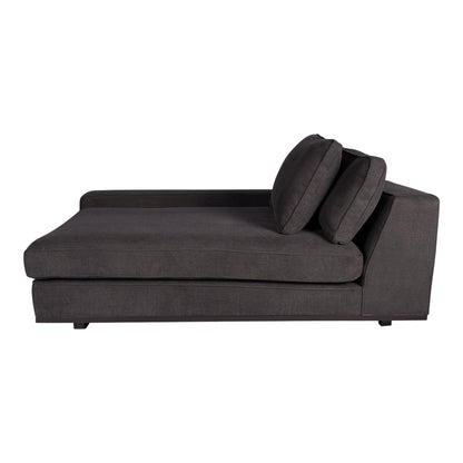 livinglovely.nl - Block Bank - Silent 66 - Chaise Longue Arm Links - Graphite PTMD - - PTMD - livinglovely.nl