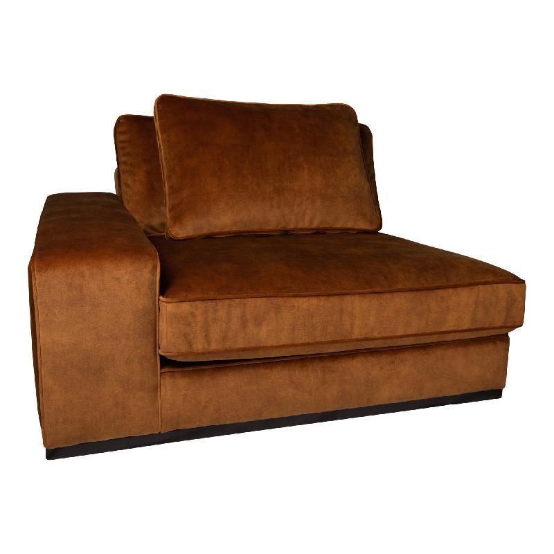 livinglovely.nl - Block sofa - Arm links - Adore 28 - Rust PTMD - - PTMD - livinglovely.nl