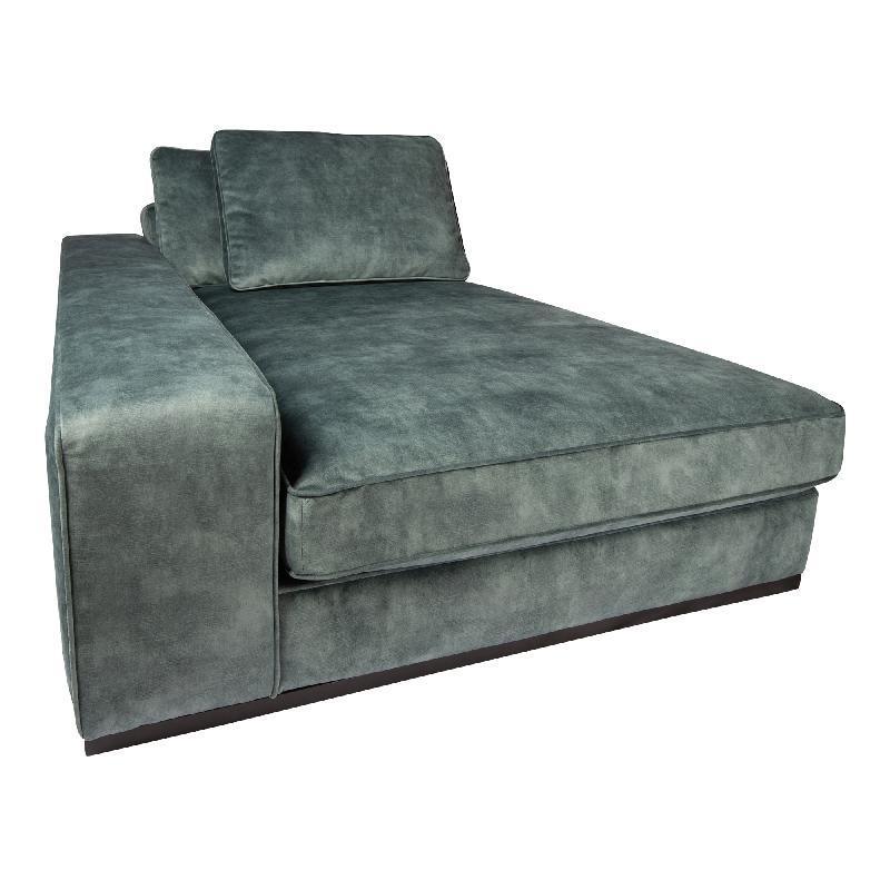 livinglovely.nl - Block sofa - Chaise Longue Arm Links - Adore 158 - Petrol PTMD - - PTMD - livinglovely.nl