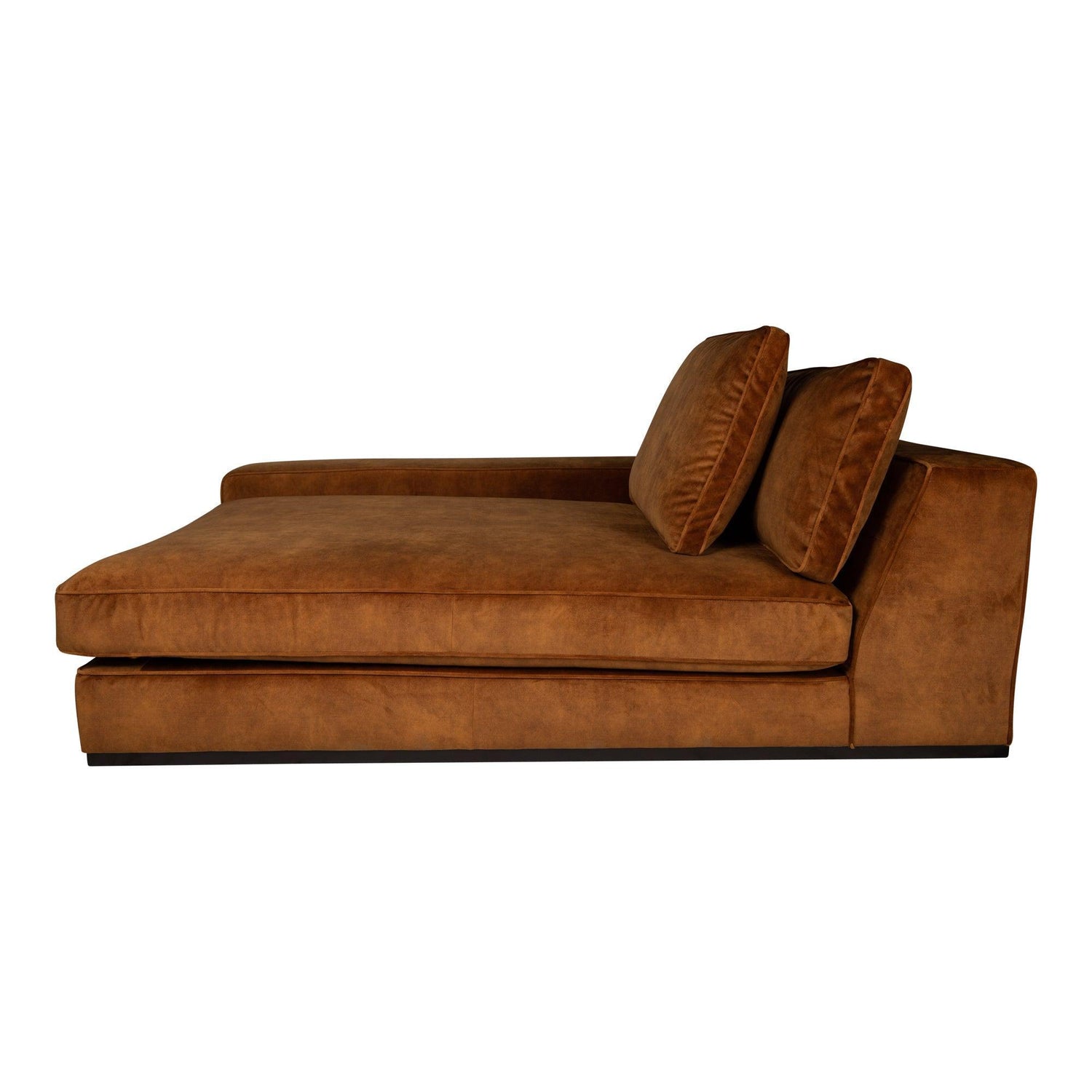 livinglovely.nl - Block sofa - Chaise Longue Arm Links - Adore 28 - Rust PTMD - - PTMD - livinglovely.nl