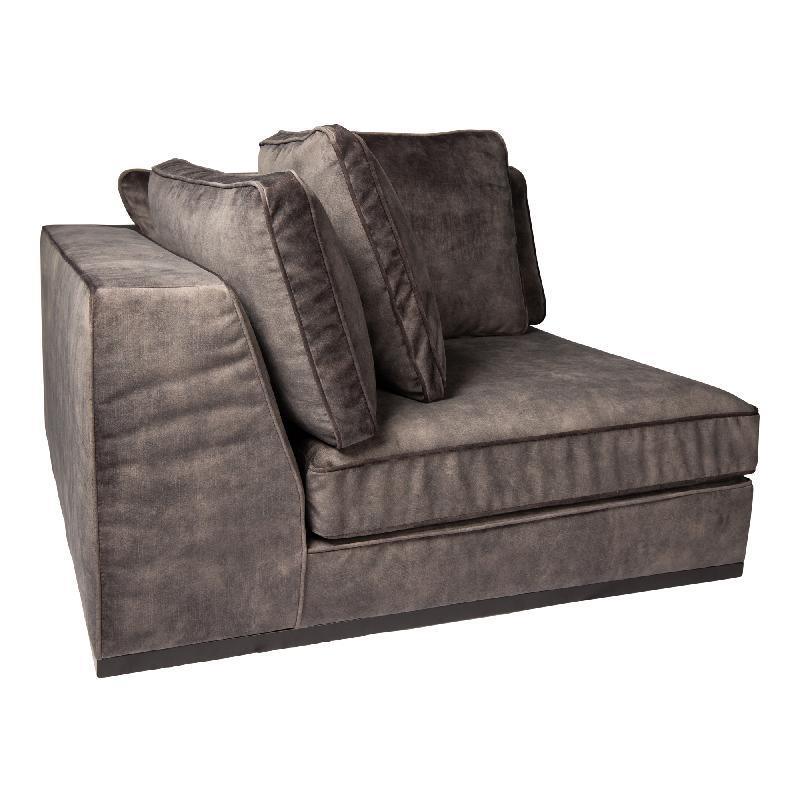 livinglovely.nl - Block Sofa - Hoekstuk -Adore 68 - Anthracite PTMD - - PTMD - livinglovely.nl