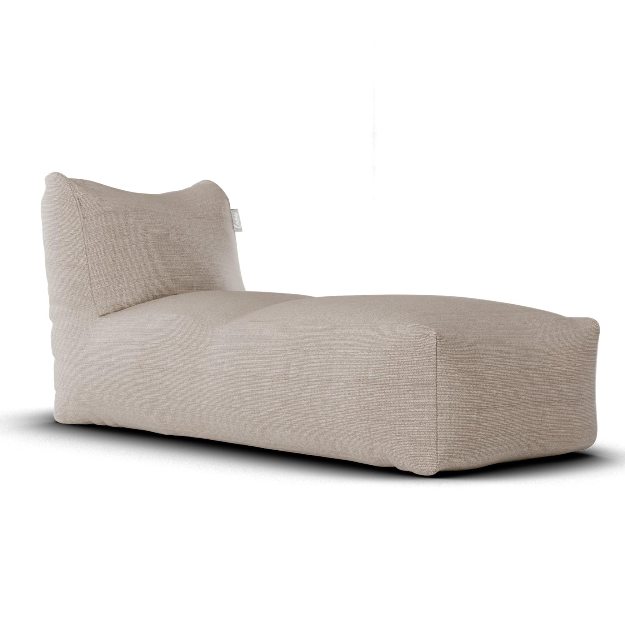 livinglovely.nl - Boho Long Chair Taupe - Laui Lounge™ - Ligbed - Laui Lounge - livinglovely.nl