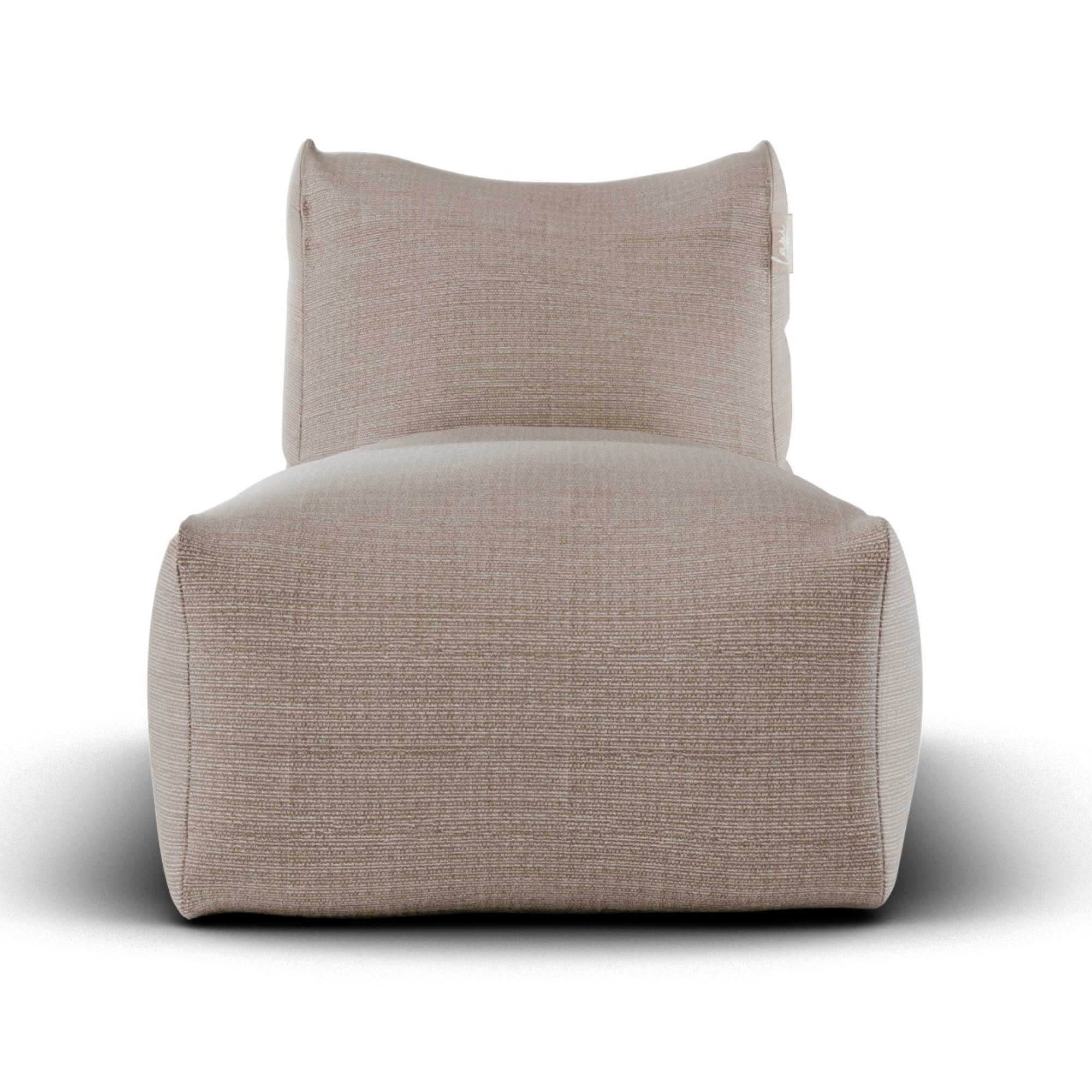 livinglovely.nl - Boho Long Chair Taupe - Laui Lounge™ - Ligbed - Laui Lounge - livinglovely.nl