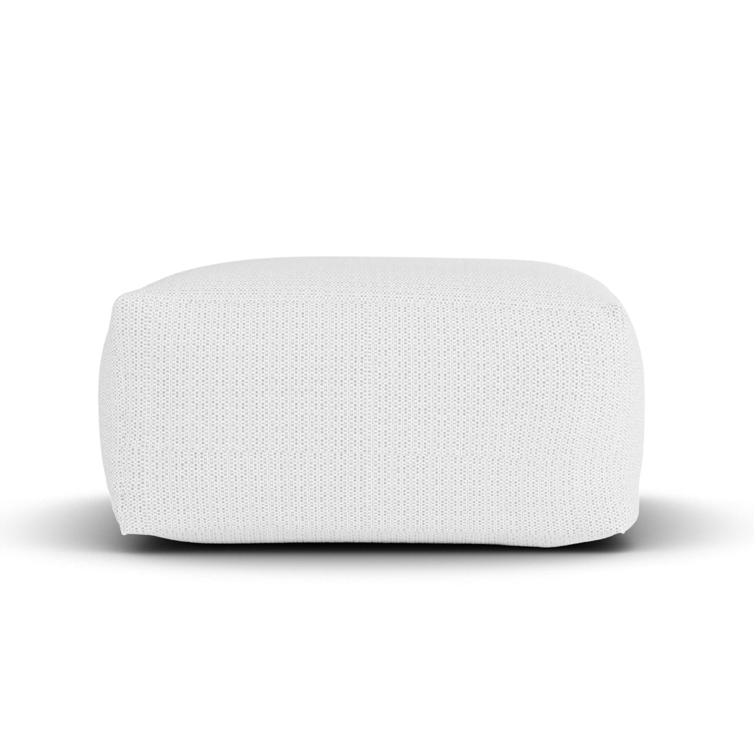 livinglovely.nl - Boho Square Pouf White - Laui Lounge™ - Poef - Laui Lounge - livinglovely.nl