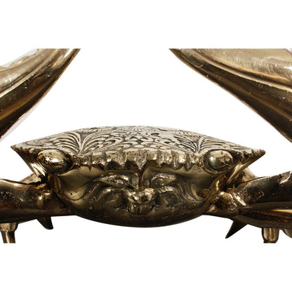 livinglovely.nl - Brass Batik Crab XL - Beeld - Pole to Pole - livinglovely.nl