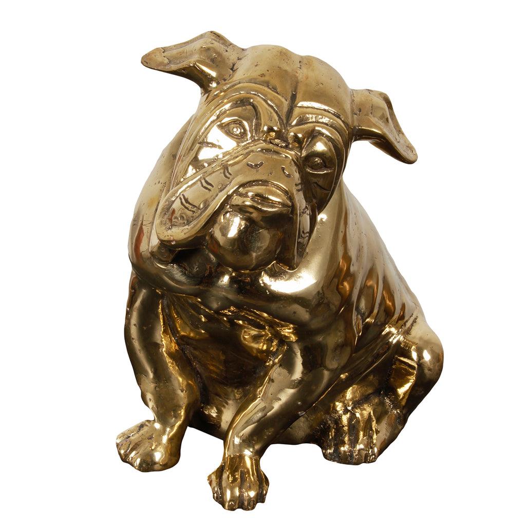 livinglovely.nl - Brass Sitting Bulldog - Beeld - Pole to Pole - livinglovely.nl