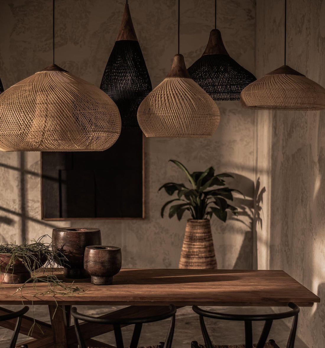 livinglovely.nl - Bright Banjo Hanglamp Charcoal Ø40x19cm dBodhi - Hanglamp - dBodhi - livinglovely.nl