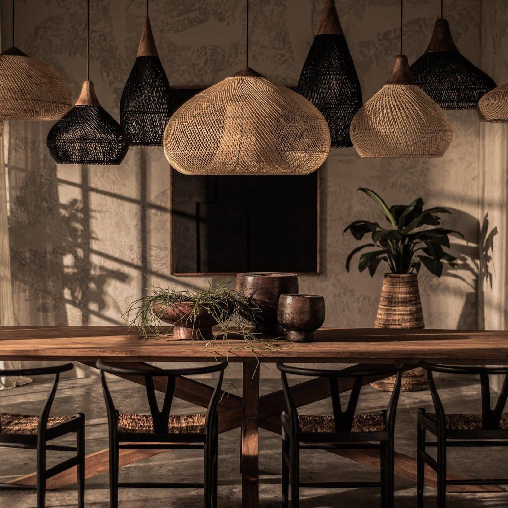 livinglovely.nl - Bright Drum Hanglamp Charcoal Large Ø80x51cm dBodhi - Hanglamp - dBodhi - livinglovely.nl