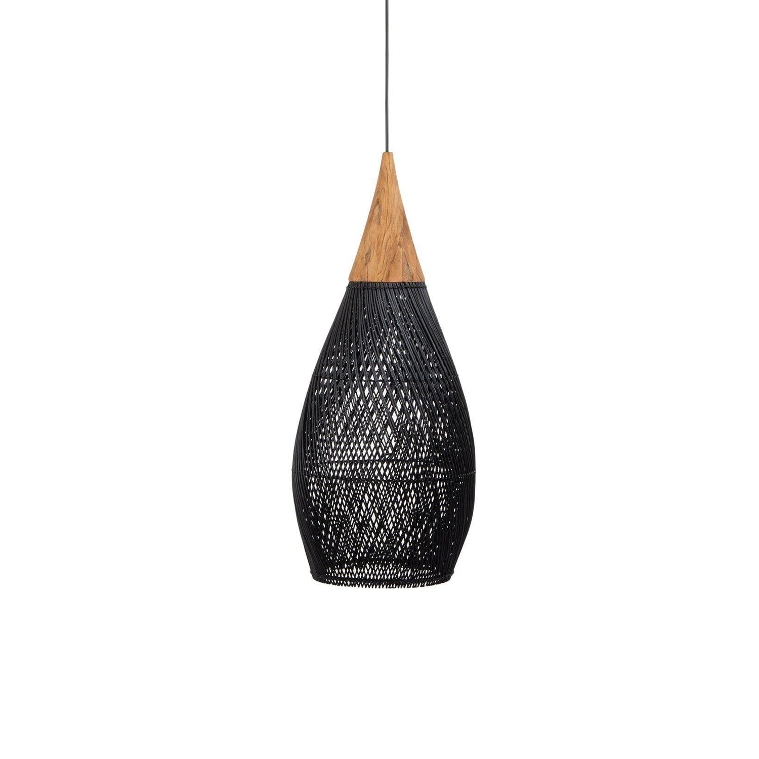 livinglovely.nl - Bright Horn Hanglamp Charcoal Large Ø35x85cm dBodhi - Hanglamp - dBodhi - livinglovely.nl