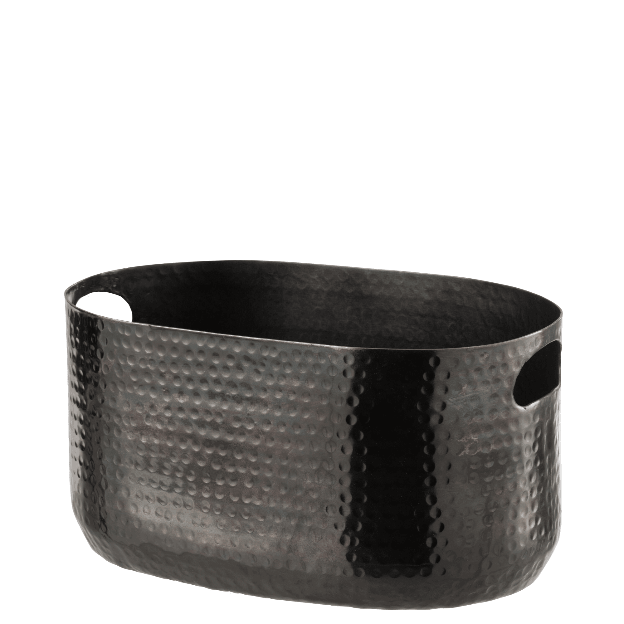 livinglovely.nl - Bucket Champagne Pattern Aluminium Black - Keukenaccessoire - J-Line - livinglovely.nl