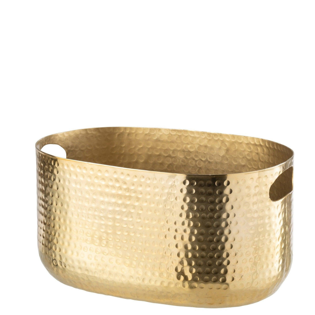 livinglovely.nl - Bucket Champagne Pattern Aluminium Gold - Keukenaccessoire - J-Line - livinglovely.nl