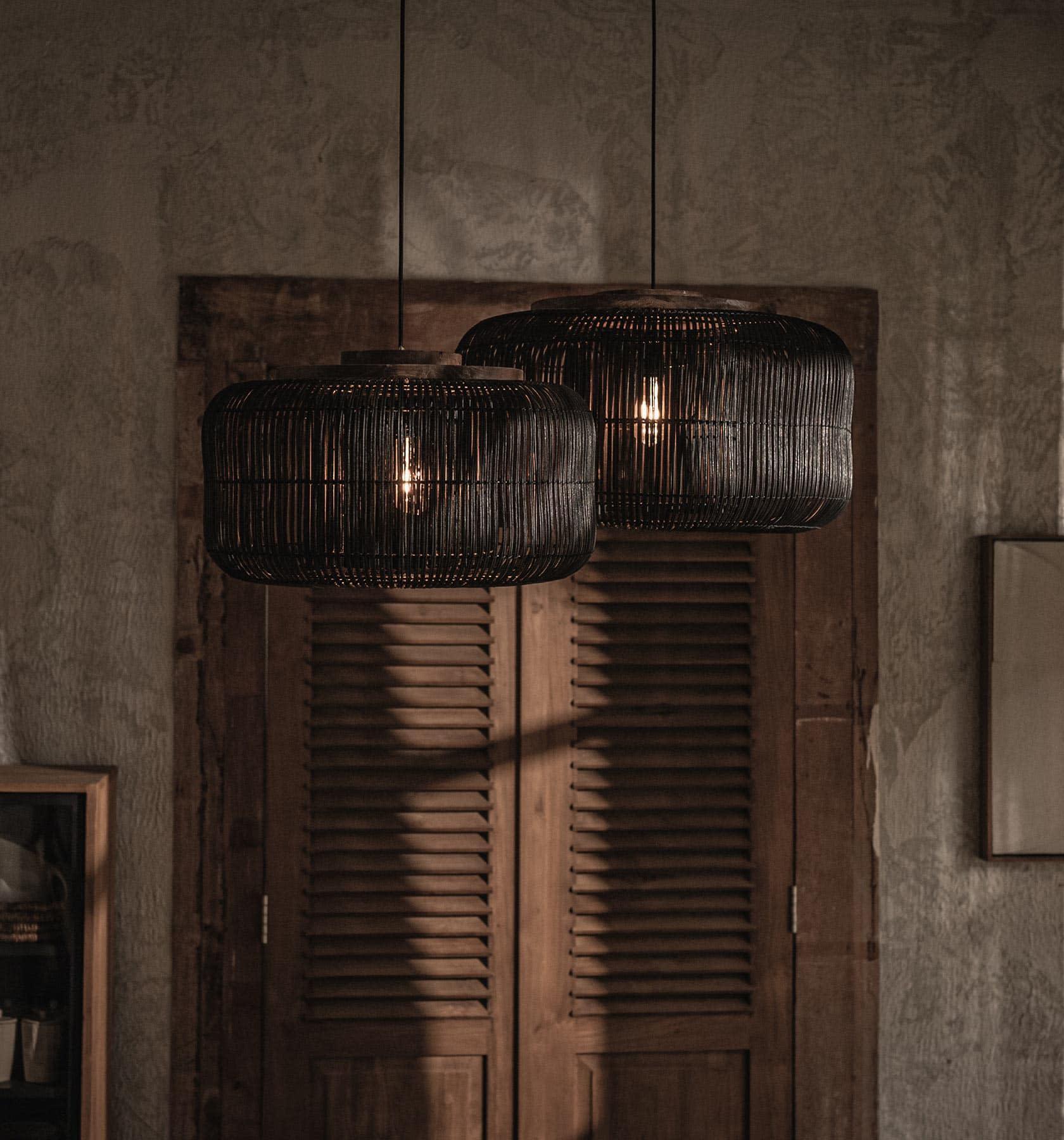 livinglovely.nl - Bucket Hanglamp Charcoal Large Ø66x38cm dBohdi - Hanglamp - dBodhi - livinglovely.nl