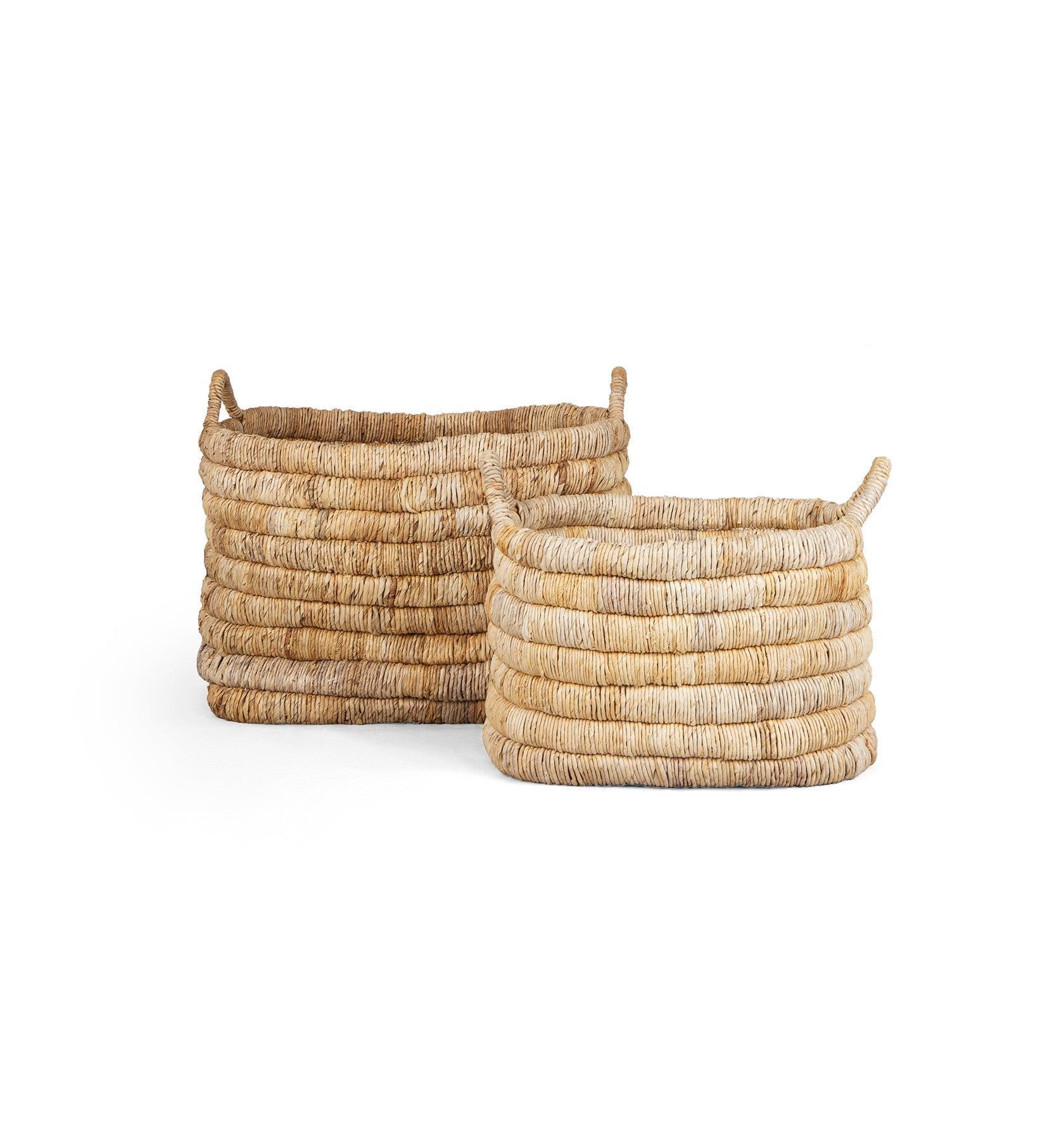 livinglovely.nl - Caterpillar Sago Rechthoekige Mand Set van 2 dBodhi - Mand - dBodhi - livinglovely.nl