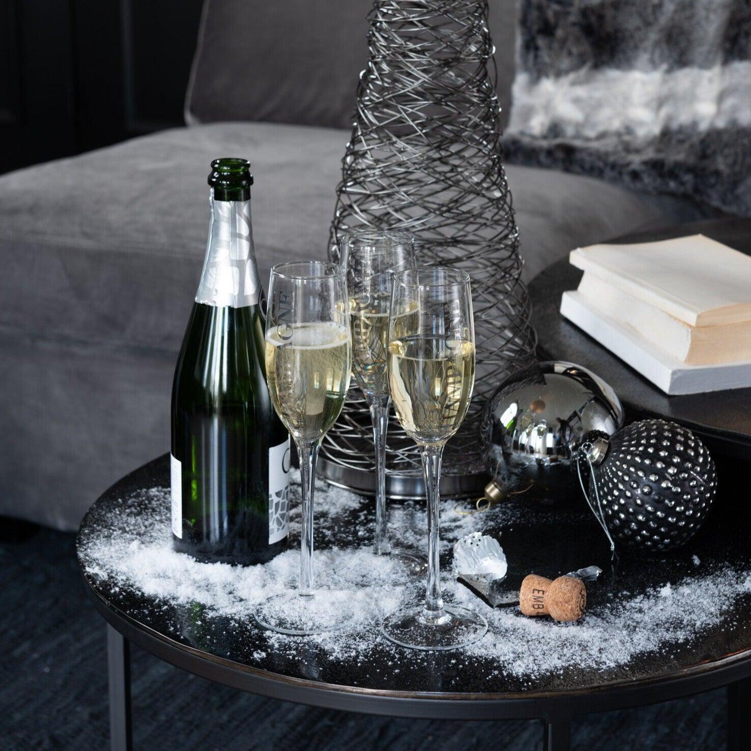 livinglovely.nl - Champagne Glas - Champagne glas - J-Line - livinglovely.nl