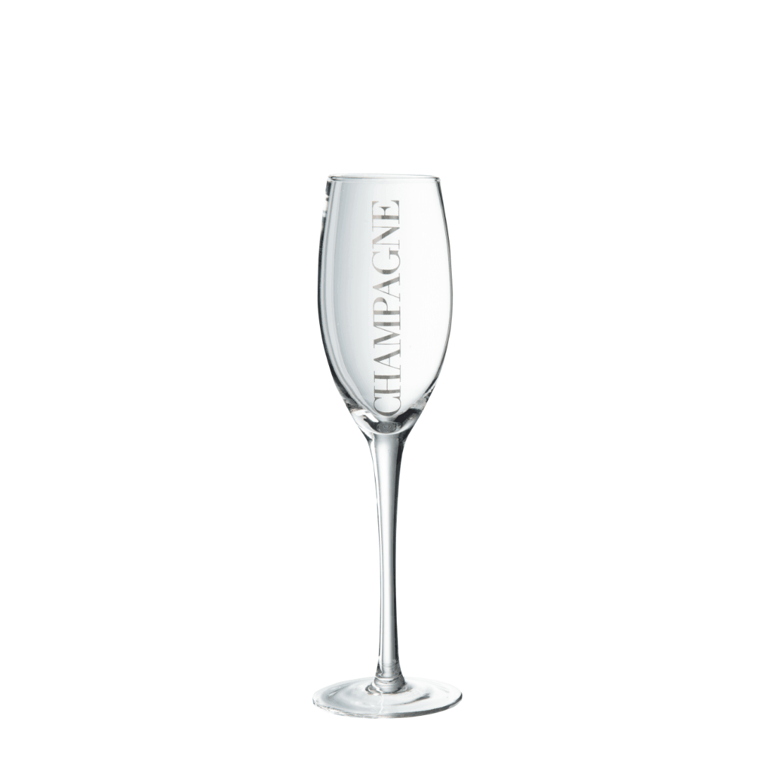 livinglovely.nl - Champagne Glas - Champagne glas - J-Line - livinglovely.nl