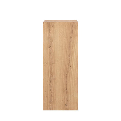 livinglovely.nl - Chevar Natural oak wood pedestal Set van 2 PTMD - Zuil - PTMD - livinglovely.nl