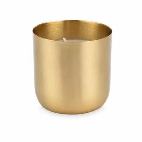 livinglovely.nl - Cup with Candle Metal Gold Ø9x9cm - Kaarshouder - VT-wonen - livinglovely.nl