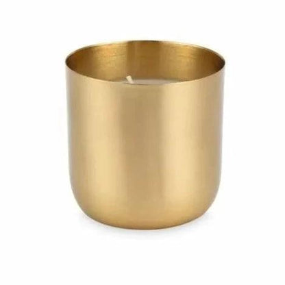 livinglovely.nl - Cup with Candle Metal Gold Ø9x9cm - Kaarshouder - VT-wonen - livinglovely.nl