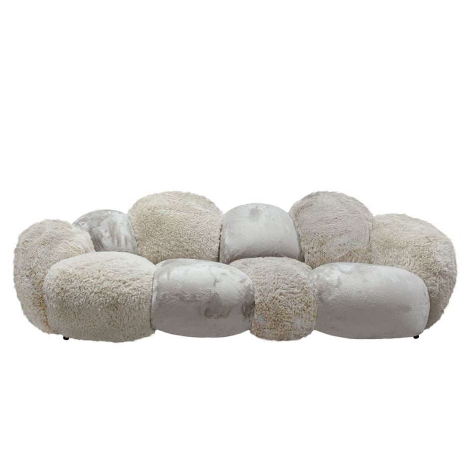 livinglovely.nl - Curvae Sofa Lush Beige PTMD - Bank - PTMD - livinglovely.nl